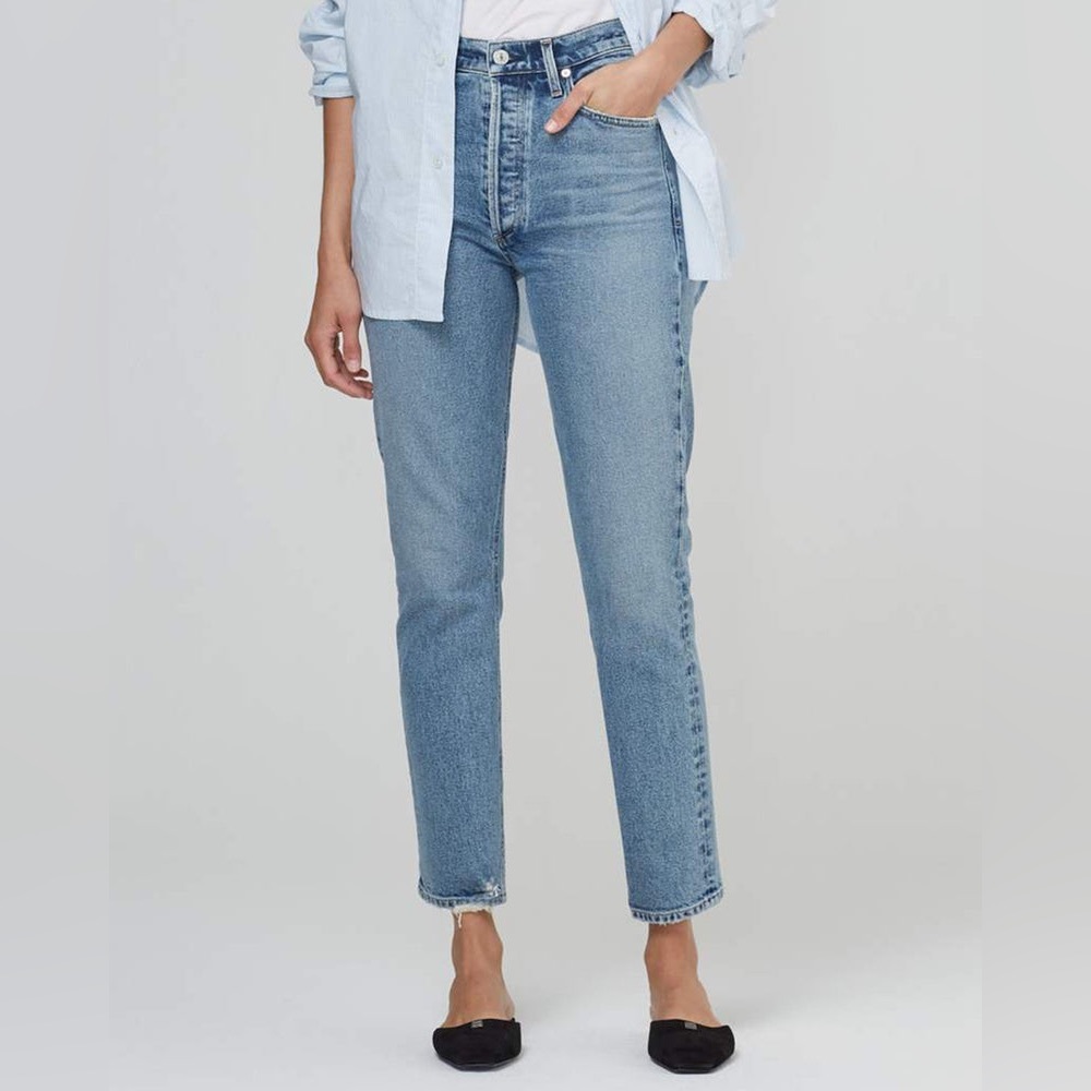 Citizens Of Humanity High Rise Blue Jeans